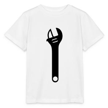 Wrench Icon - Stanley/Stella MINI CREATOR Kids’ T-Shirt - white - Front - Maike (125cm)