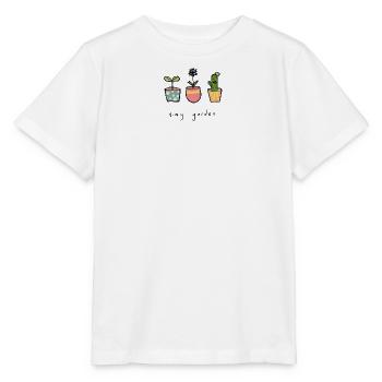 Tiny potted plants garden - Stanley/Stella MINI CREATOR Kids’ T-Shirt - white - Front - Maike (125cm)