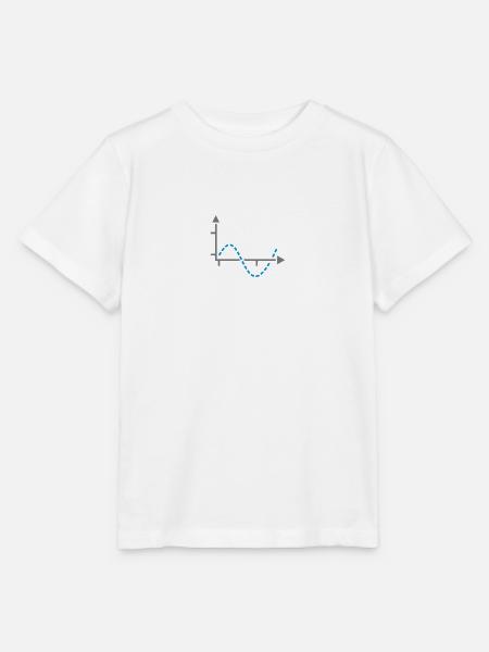 Sinus (2c) - Stanley/Stella Kinder T-Shirt MINI CREATOR - Weiß