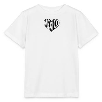 Mexico Heart Design - T-shirt bio MINI CREATOR Stanley/Stella Enfant - blanc - Devant - Maike (125cm)