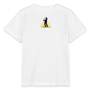 Saxofonist in Szene - Stanley/Stella Kinder T-Shirt MINI CREATOR  - Weiß - Vorne - Maike (125cm)