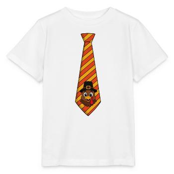 Herbst, Herbst, Truthahntag, Thanksgiving-Dinner - Stanley/Stella Kinder T-Shirt MINI CREATOR  - Weiß - Vorne - Maike (125cm)