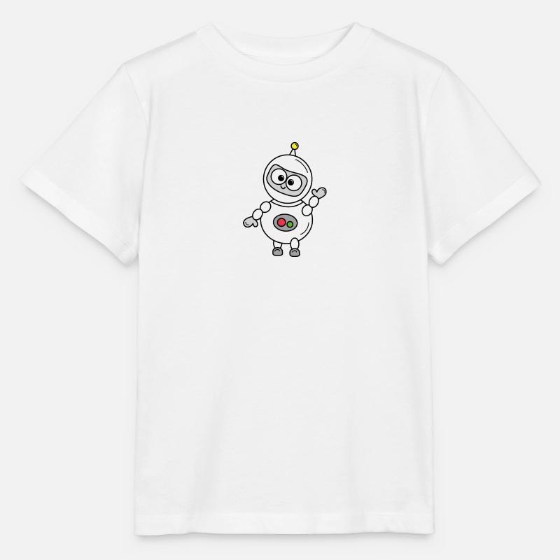 Roboter - Stanley/Stella Kinder T-Shirt MINI CREATOR - Weiß