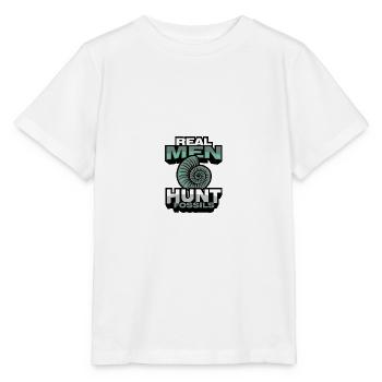 Collecte de fossiles - T-shirt bio MINI CREATOR Stanley/Stella Enfant - blanc - Devant - Maike (125cm)