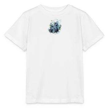 Urban Burst Camera - Stanley/Stella MINI CREATOR Kids’ T-Shirt - white - Front - Maike (125cm)
