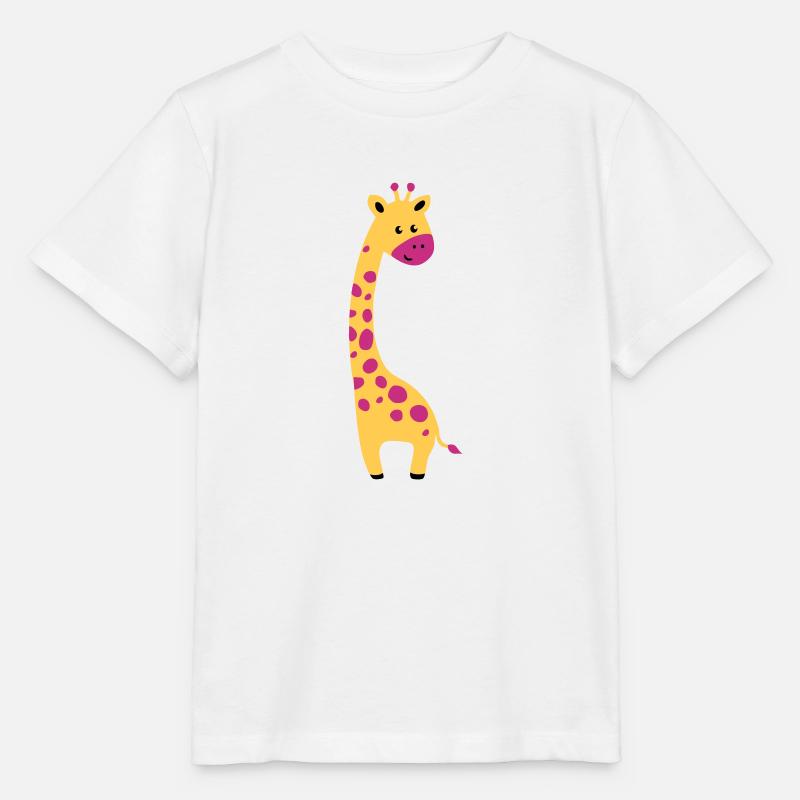 cute giraffe - Stanley/Stella MINI CREATOR Kids’ T-Shirt - white