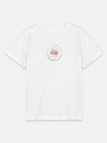 Lovely rose - Stanley/Stella Kinder T-Shirt MINI CREATOR - Weiß