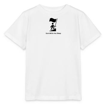 Gagnez en dormant – Revenu passif - T-shirt bio MINI CREATOR Stanley/Stella Enfant - blanc - Devant - Maike (125cm)