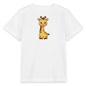 Niedliche Giraffe Kawaii Geschenk Kinder  - Stanley/Stella Kinder T-Shirt MINI CREATOR  - Weiß - Vorne - Maike (125cm)