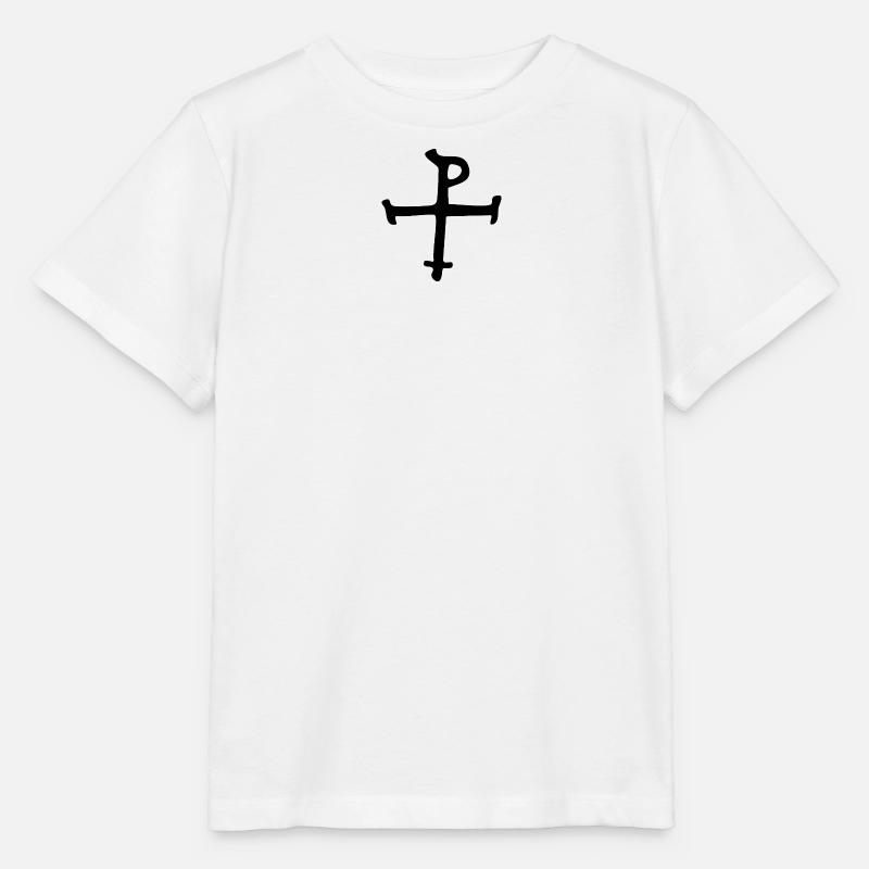 Croix Mystique du Sigil - T-shirt bio MINI CREATOR Stanley/Stella Enfant - blanc