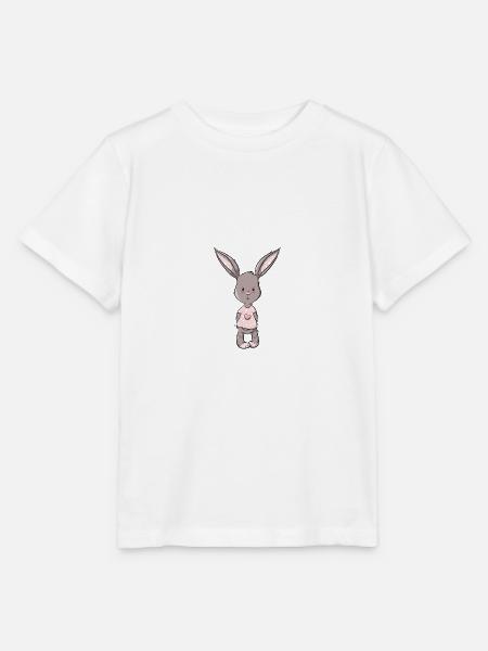 Rosa Hase - Stanley/Stella Kinder T-Shirt MINI CREATOR - Weiß