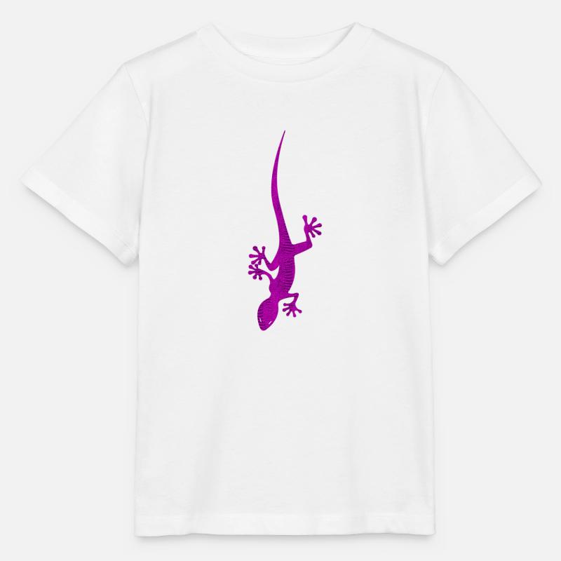 lézard - T-shirt bio MINI CREATOR Stanley/Stella Enfant - blanc