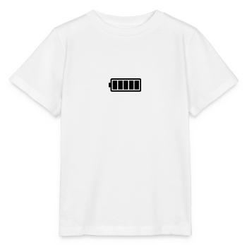 Akku, voll - Stanley/Stella Kinder T-Shirt MINI CREATOR  - Weiß - Vorne - Maike (125cm)