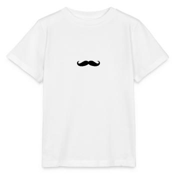 moustache - T-shirt bio MINI CREATOR Stanley/Stella Enfant - blanc - Devant - Maike (125cm)