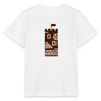 Tower Castle Ruin - Stanley/Stella MINI CREATOR Kids’ T-Shirt - white - Front - Maike (125cm)