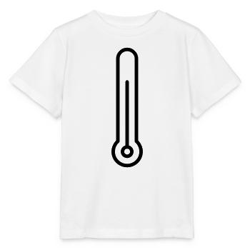 thermomètre - T-shirt bio MINI CREATOR Stanley/Stella Enfant - blanc - Devant - Maike (125cm)