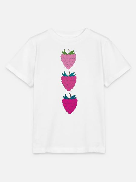 himbeeren - Stanley/Stella Kinder T-Shirt MINI CREATOR  - Weiß