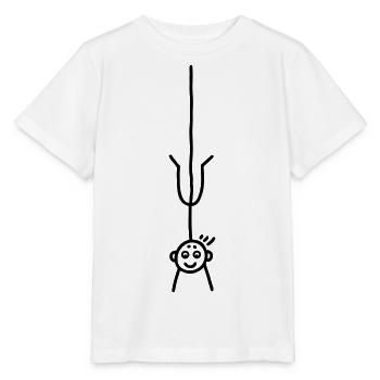 Bungee Sprung - Stanley/Stella Kinder T-Shirt MINI CREATOR  - Weiß - Vorne - Maike (125cm)