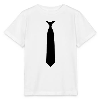 necktie - Stanley/Stella MINI CREATOR Kids’ T-Shirt - white - Front - Maike (125cm)
