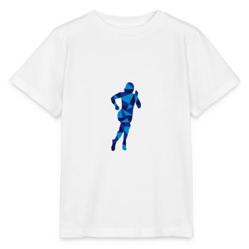 Laufen, Läuferin - Stanley/Stella Kinder T-Shirt MINI CREATOR  - Weiß - Vorne - Maike (125cm)