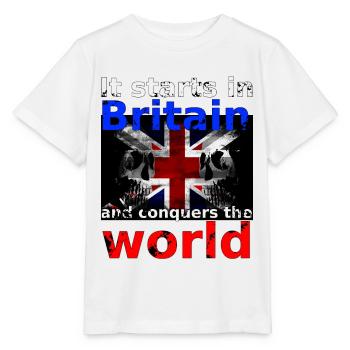 Britain - Stanley/Stella MINI CREATOR Kids’ T-Shirt - white - Front - Maike (125cm)