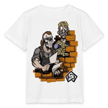 Maurer, Maurermeister, Handwerker, Bautechniker - Stanley/Stella Kinder T-Shirt MINI CREATOR  - Weiß - Vorne - Maike (125cm)