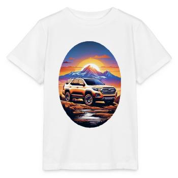 Véhicule hors route - T-shirt bio MINI CREATOR Stanley/Stella Enfant - blanc - Devant - Maike (125cm)