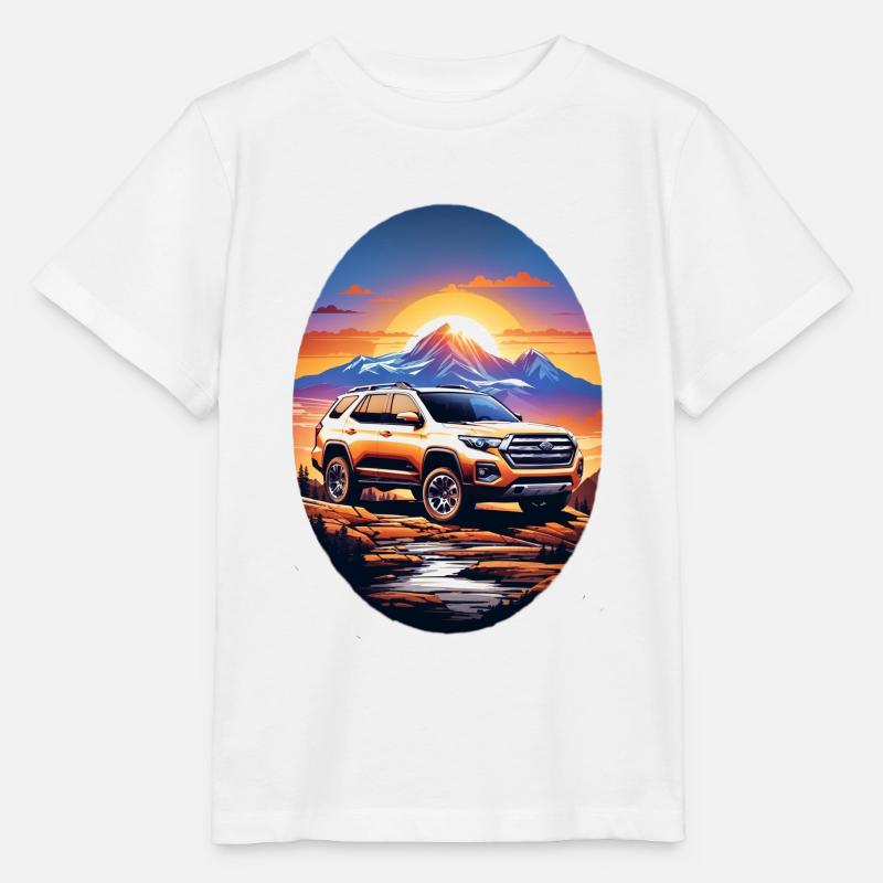 Geländewagen - Stanley/Stella Kinder T-Shirt MINI CREATOR - Weiß