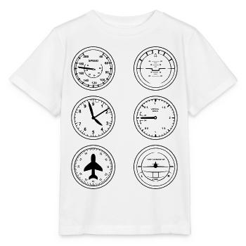 Flight Instruments - Stanley/Stella MINI CREATOR Kids’ T-Shirt - white - Front - Maike (125cm)