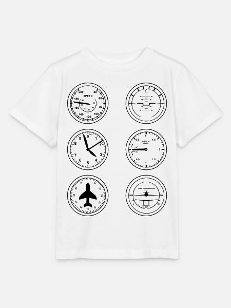 Fluginstrumente - Stanley/Stella Kinder T-Shirt MINI CREATOR  - Weiß