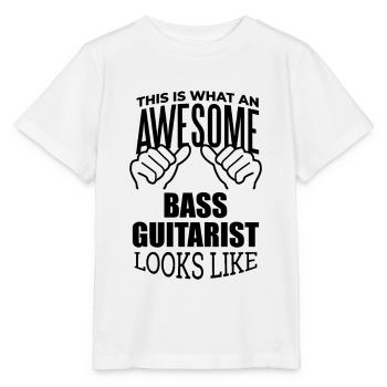 Basse Basse Basse Basse Guitare - T-shirt bio MINI CREATOR Stanley/Stella Enfant - blanc - Devant - Maike (125cm)