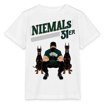 Niemals 31ER - Stanley/Stella Kinder T-Shirt MINI CREATOR  - Weiß - Vorne - Maike (125cm)