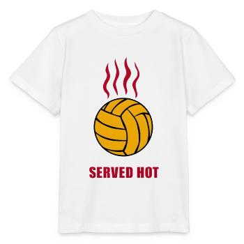 Served Hot - Stanley/Stella MINI CREATOR Kids’ T-Shirt - white - Front - Maike (125cm)