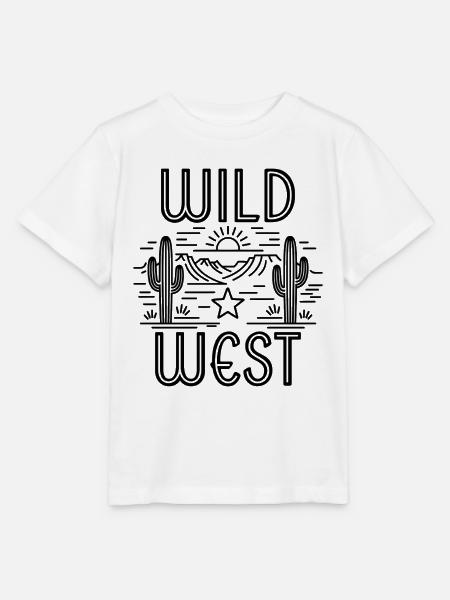 Wilder Westen - Stanley/Stella Kinder T-Shirt MINI CREATOR - Weiß