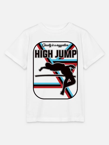Hochsprung Design – Fly over your limits - Stanley/Stella Kinder T-Shirt MINI CREATOR  - Weiß