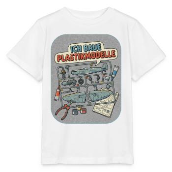 I build plastic models - Stanley/Stella MINI CREATOR Kids’ T-Shirt - white - Front - Maike (125cm)