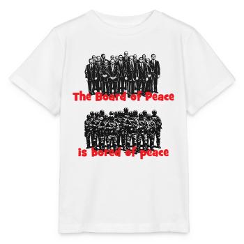 Conseil de la Paix : Ennui de la Paix - T-shirt bio MINI CREATOR Stanley/Stella Enfant - blanc - Devant - Maike (125cm)