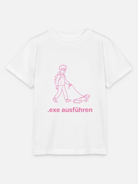 EXE Ausführen pink - Stanley/Stella Kinder T-Shirt MINI CREATOR - Weiß