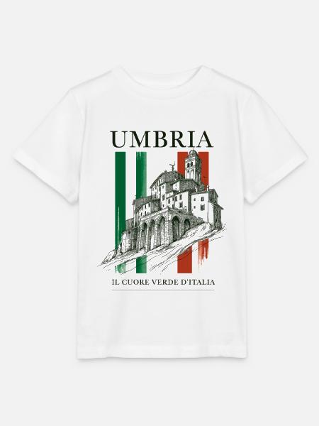 Umbria Italy - Stanley/Stella Kinder T-Shirt MINI CREATOR - Weiß