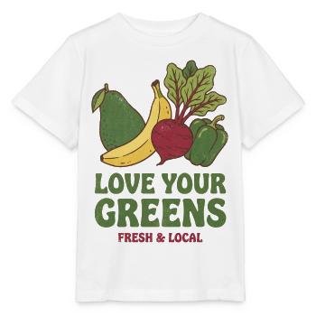 Love Your Greens Fresh Local - Stanley/Stella MINI CREATOR Kids’ T-Shirt - white - Front - Maike (125cm)
