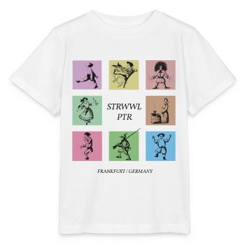 Struwwelpeter Pop Art – Frankfurt, Germany - Stanley/Stella MINI CREATOR Kids’ T-Shirt - white - Front - Maike (125cm)