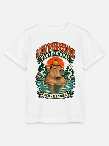 Capybara – Niederdruck-Profi - Stanley/Stella Kinder T-Shirt MINI CREATOR - Weiß