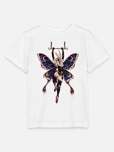 Schmetterlingsakrobatik im Zirkus - Stanley/Stella Kinder T-Shirt MINI CREATOR  - Weiß