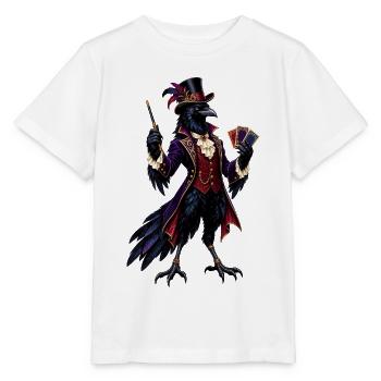 Rabenmagier im viktorianischen Stil - Stanley/Stella Kinder T-Shirt MINI CREATOR  - Weiß - Vorne - Maike (125cm)