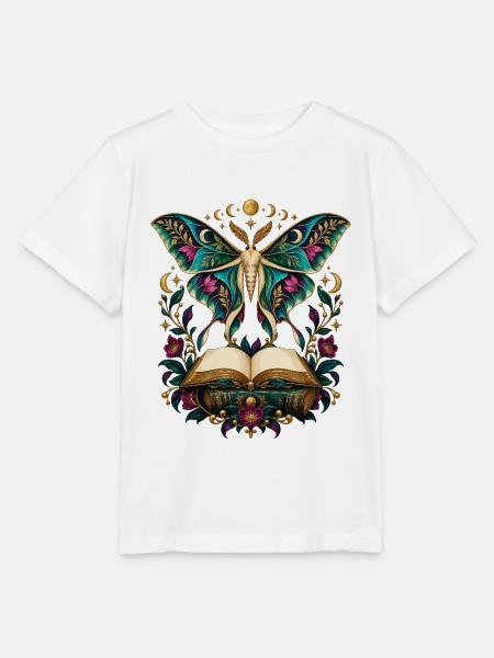 Buchfalter Mondzauber - Stanley/Stella Kinder T-Shirt MINI CREATOR - Weiß
