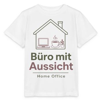 Büro mit Aussicht Home Office - Stanley/Stella Kinder T-Shirt MINI CREATOR  - Weiß - Vorne - Maike (125cm)
