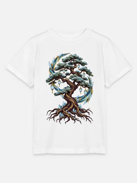 Kristallbaum der Nacht - Stanley/Stella Kinder T-Shirt MINI CREATOR - Weiß