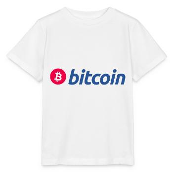 Bitcoin (Bitcoin) - Stanley/Stella Kinder T-Shirt MINI CREATOR  - Weiß - Vorne - Maike (125cm)