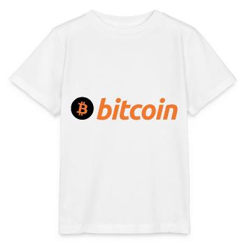 Bitcoin (Bitcoin) - Stanley/Stella Kinder T-Shirt MINI CREATOR  - Weiß - Vorne - Maike (125cm)