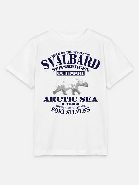 Spitsbergen - Svalbard - Spitzbergen - Polar Bear - Stanley/Stella Kinder T-Shirt MINI CREATOR - Weiß